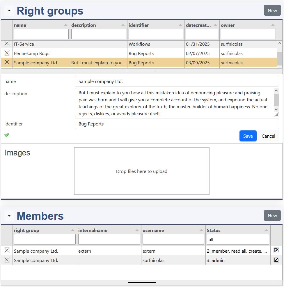 Right groups